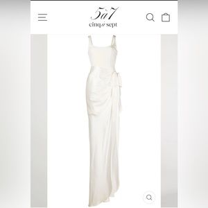 Cinq a Sept Marian Dress Ivory Size 10- Like New!!!